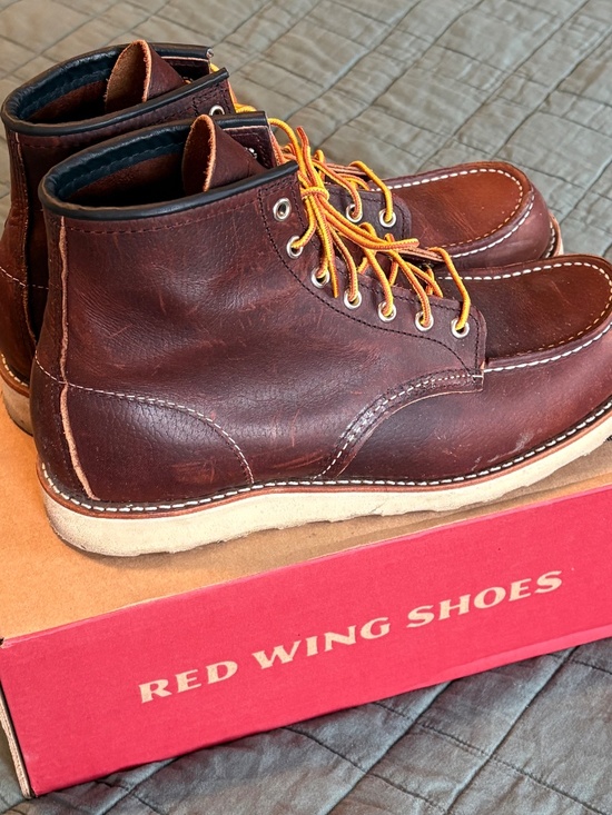 RED WINGS BROWN MOC TOE / 10D